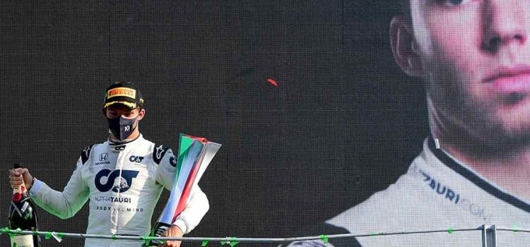 Pierre Gasly ganó el GP de Italia 