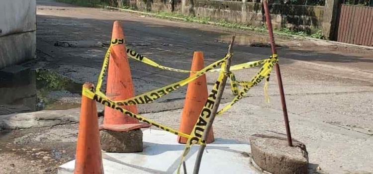 Obras Públicas atendió obstrucción de drenaje