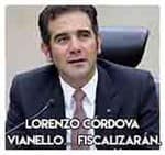 Lorenzo Córdova Vianello… Fiscalizarán. 