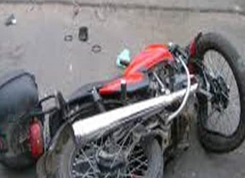 Un lesionado en choque de motos