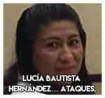 Lucía Bautista Hernández… Ataques.