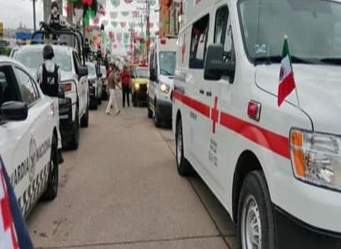 Cruz Roja participó en desfile patriótico