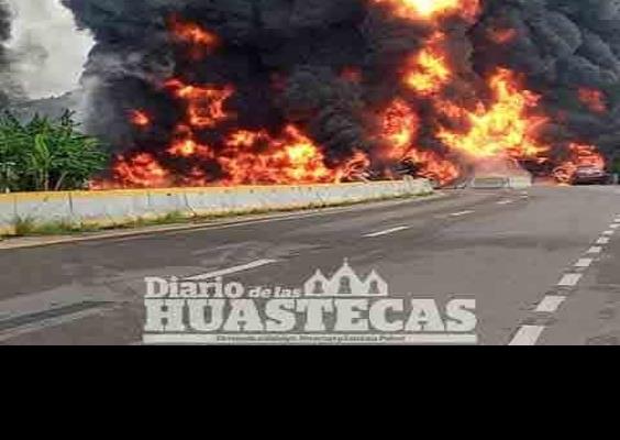 Pipa explota  en Tabasco