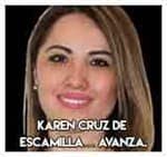 Karen Cruz de Escamilla… Avanza.