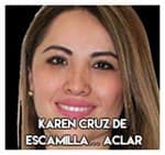 Karen Cruz de Escamilla… Aclaró.