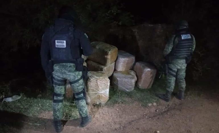 Ejército Mexicano asegura más de 300 kilos de marihuana