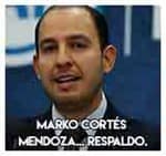 Marko Cortés Mendoza... Respaldo.