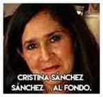 Cristina Sánchez Sánchez… Al fondo.