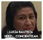 Lucía Bautista Hernández… Concientizan.