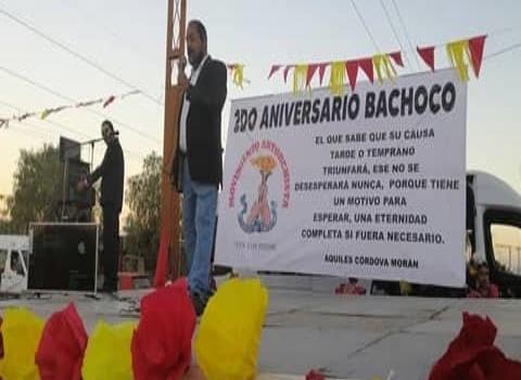 Celebraron aniversario de la colonia Bachoco