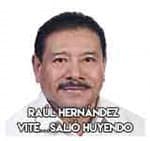 Raúl Hernández Vite…salió huyendo.