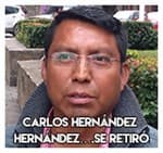Carlos Hernández Hernández….se retiró
