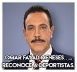 Omar Fayad Meneses…..Reconoce a deportistas.