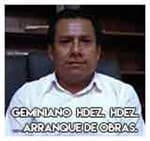 Geminiano Hernández Hernández…Arranque de obras.