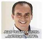 Juan Vigiano Austria…Ratifican triunfo.