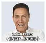 Omar Fayad Meneses…Entregó
