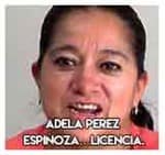 Adela Perez Espinoza…Licencia.