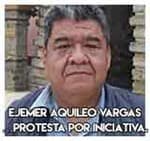 Ejemer Aquileo Vargas…Protesta por iniciativa.