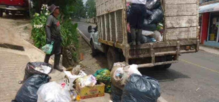 Cabecera generó 7.5  toneladas de basura