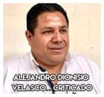 6.Alejandro Dionisio Velasco…Criticado.