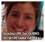Guadalupe Salguero…En Secretaria General