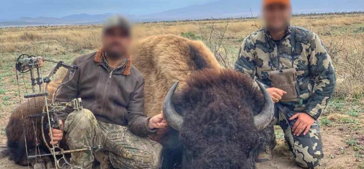 Supuesta caza de bisontes en Coahuila es FAKE