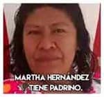 8.- Martha Hernández…Tiene padrino.