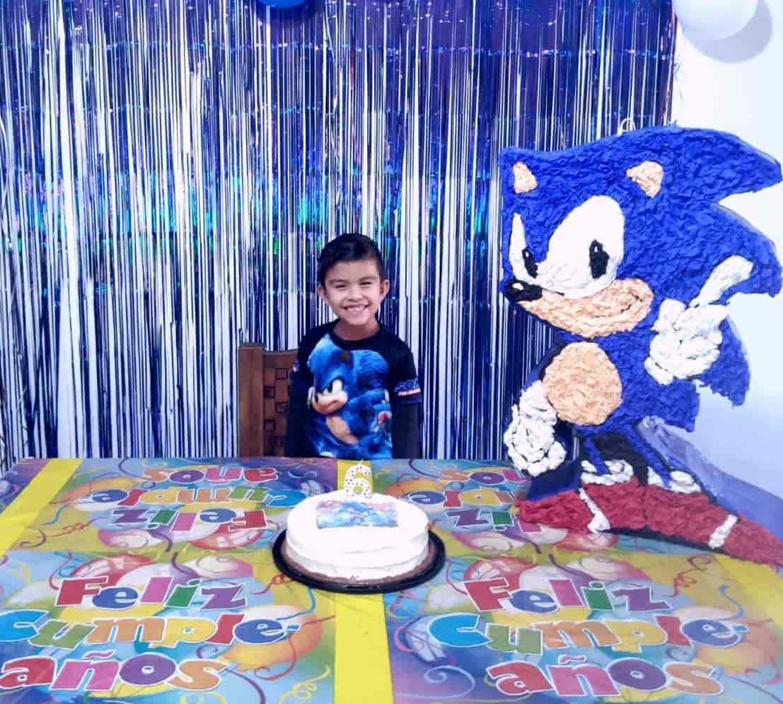 Piñata y palo inspirado en Sonic pop smash fiesta cumpleaños niño juego  jugador video fu