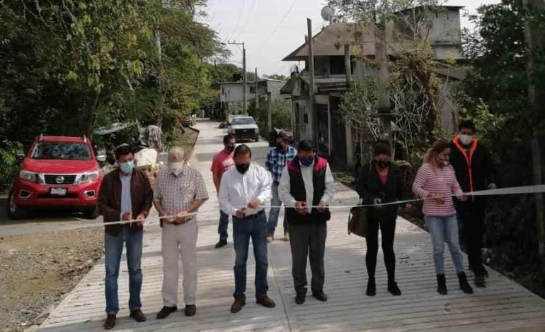 Alcalde inauguró calle rehabilitada