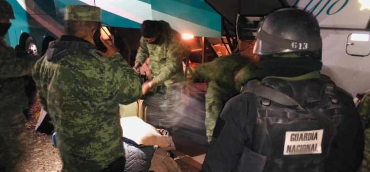 Ejército Mexicano asegura cocaína y marihuana en San Luis Potosí