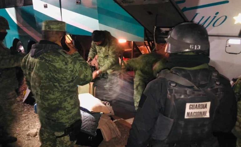 Ejército Mexicano asegura cocaína y marihuana en San Luis Potosí