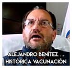 Alejandro Benítez….Histórica vacunación.