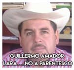 6.-Guillermo Amador Lara…..No a parentesco.