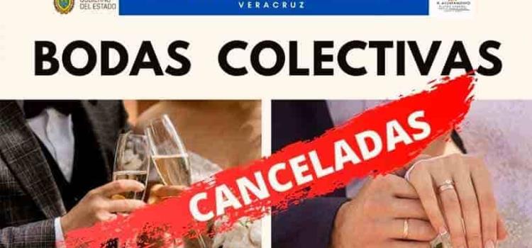 Registro Civil canceló  las Bodas Colectivas