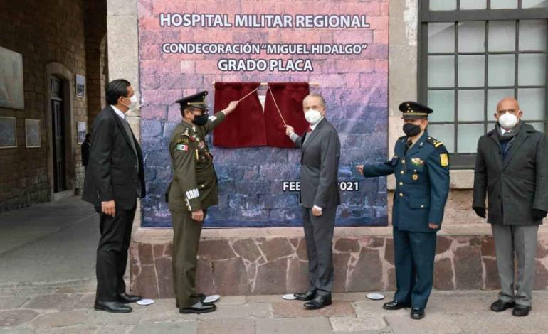 Reconocen labor de los médicos militares