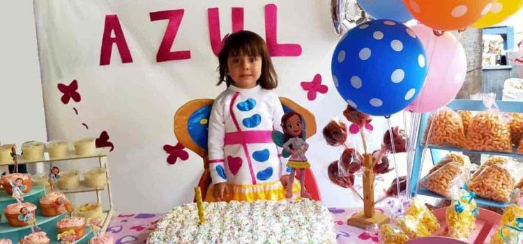 Azul Rodríguez cumplió 4 años