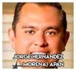3.-Jorge Hernández………………………..(Morena) Apan.