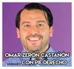 Omar Zerón Castañón…….. Con pie derecho