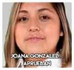Joana González……………………Aprueban
