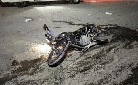 Motociclista murió atropellado