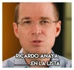Ricardo Anaya…………………….En la lista.
