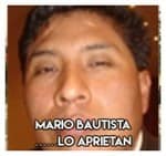 Mario Bautista………………Lo aprietan.