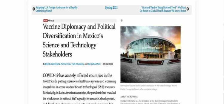 Hidalgo es líder en diplomacia científica