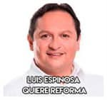Luis Espinosa…………………… Quiere reforma