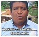 Gerardo Tolentino…………… Reubicación