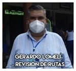 Gerardo Lomelí…………….. Revisión de rutas