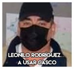 Leonilo Rodríguez…………….. A usar casco