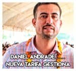 Daniel Andrade………… Nueva tarifa gestiona