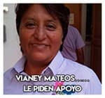 Vianey Mateos……………… Le piden apoyo