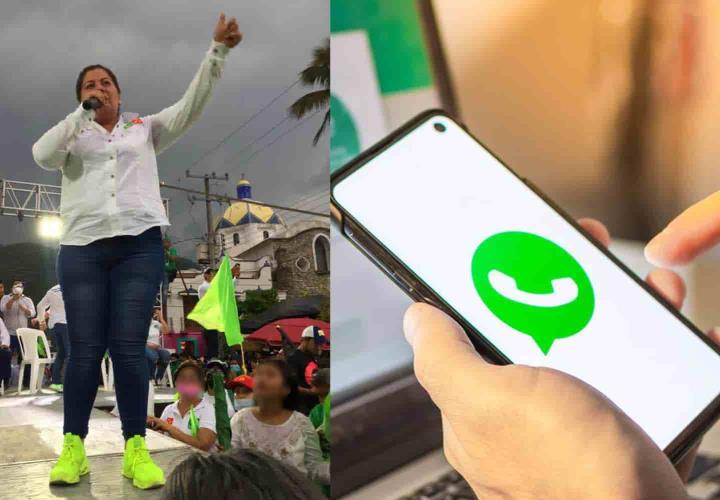 Roban cuentas de "WhatsApp"; Rebeca Suárez fue víctima